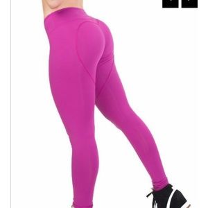 Pink heartcore leggings